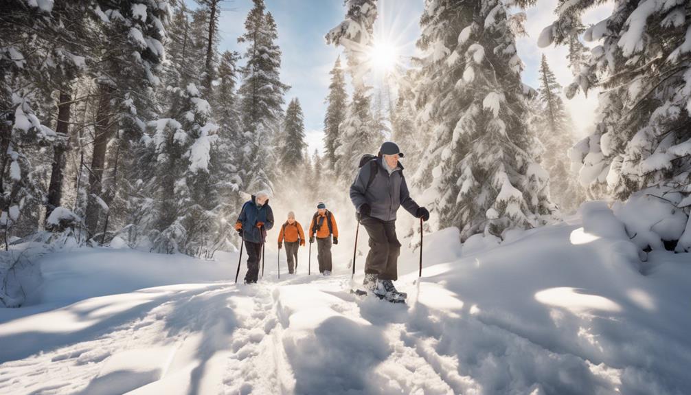 accessible snowshoeing for seniors