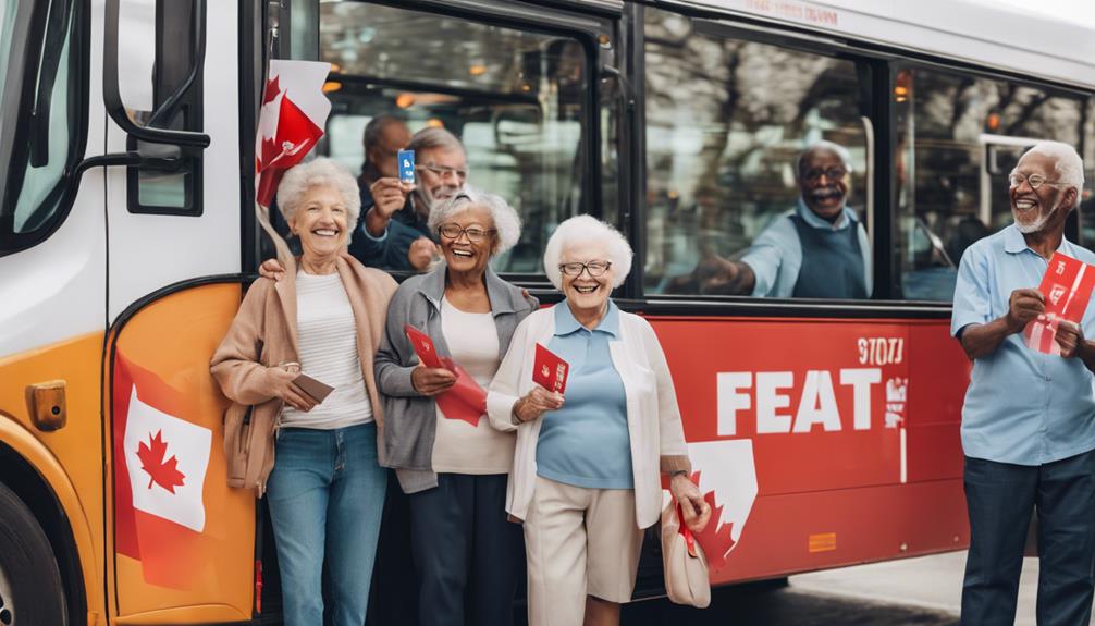 Senior Discounts on Canada's Public Transportation