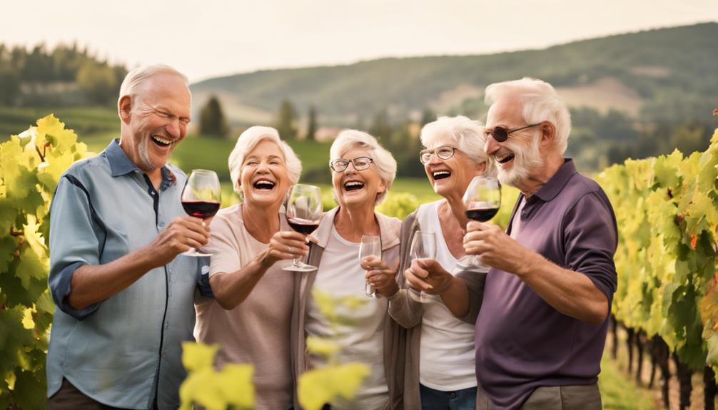 retirees explore canadian vineyards