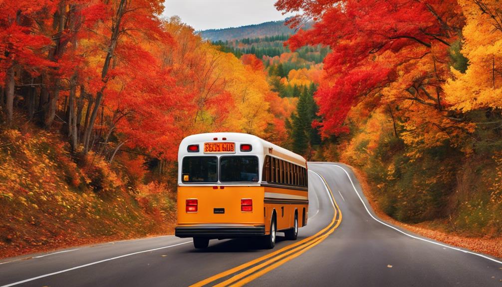 scenic fall tours canada