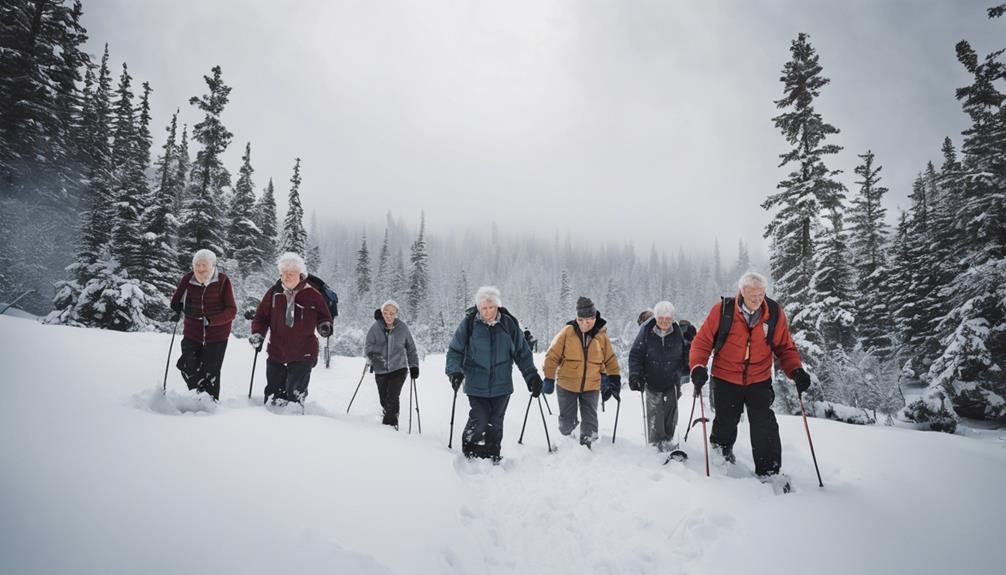 Snowshoeing and Winter Walks in Canada for Seniors